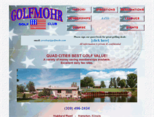 Tablet Screenshot of golfmohr.com
